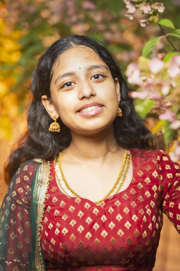 Portrait in golden evening light